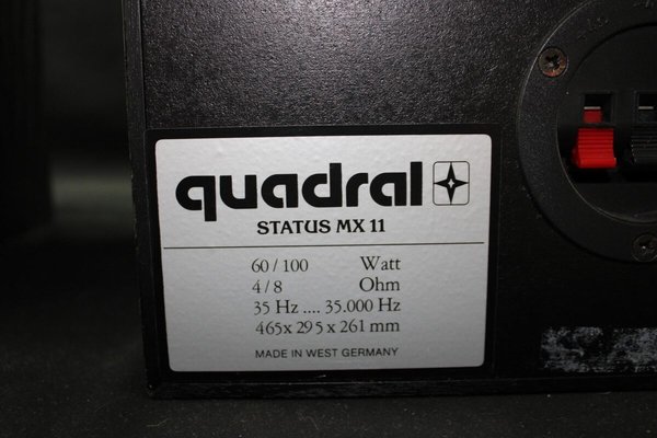 Lautsprecherpaar Quadral Status MX11