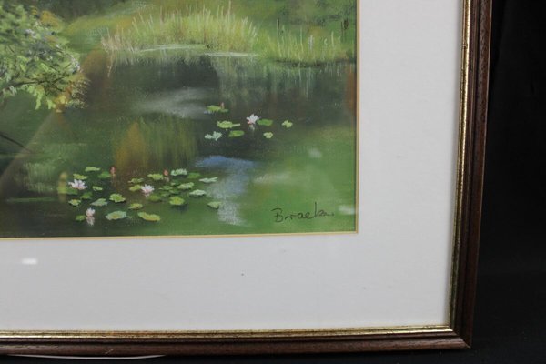 Gemälde Braeker Teich mit Seerosen