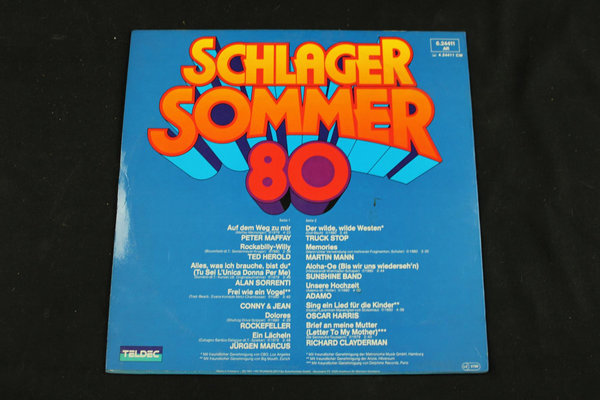 Various - Schlager Sommer 80